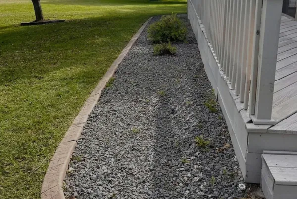 Rock Flower Bed