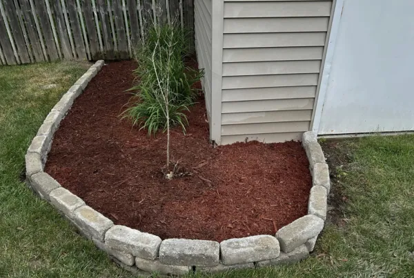 Mulch Flower Bed